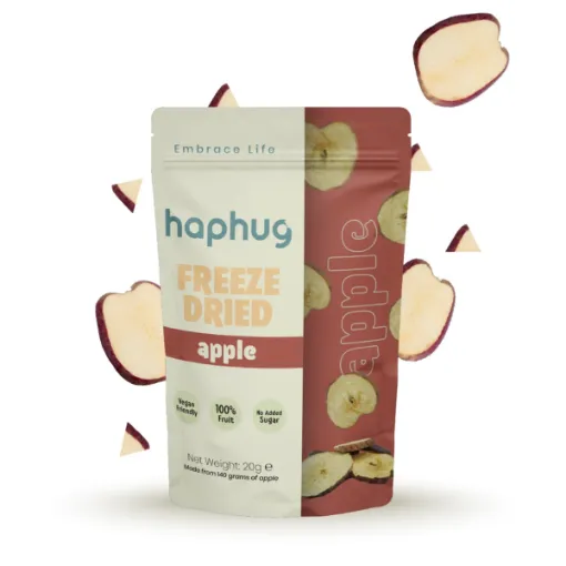 Haphug Dondurularak Kurutulmuş Elma 20g resmi