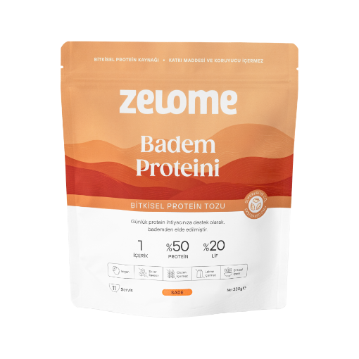 Zelome Badem Protein Tozu 330g resmi