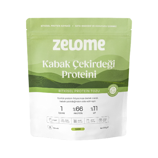 Zelome Kabak Çekirdeği Protein Tozu 330g resmi