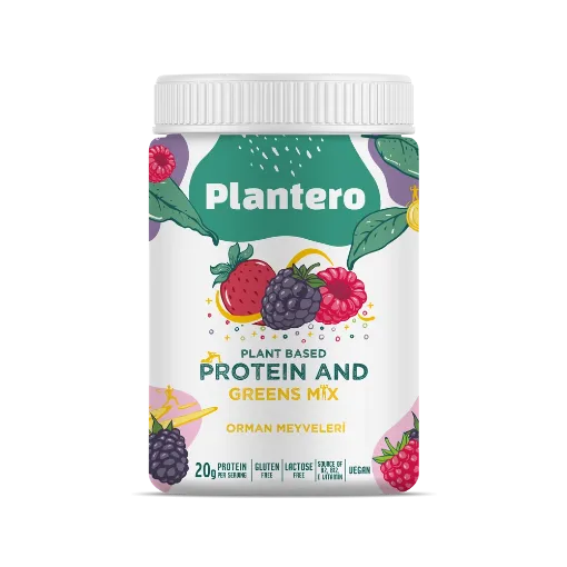 Plantero Orman Meyveli Bitkisel Protein Tozu 416g (13 servis) resmi