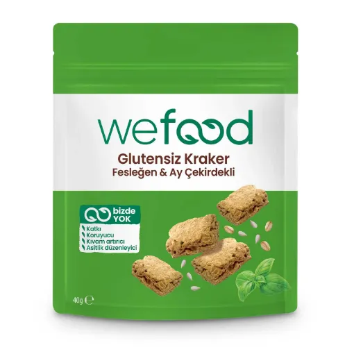 Wefood Fesleğenli Kraker 40g resmi