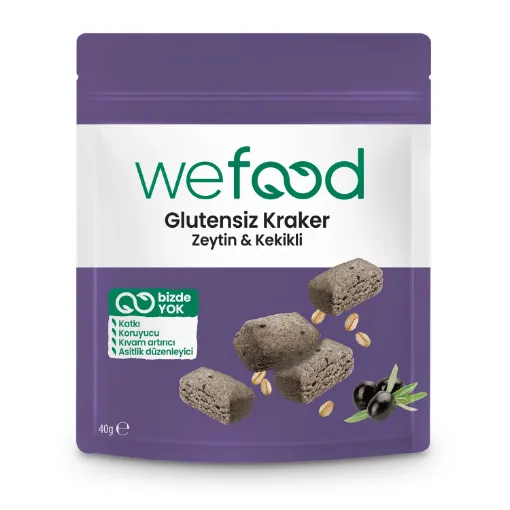 Wefood Zeytinli & Kekikli Kraker 40g resmi