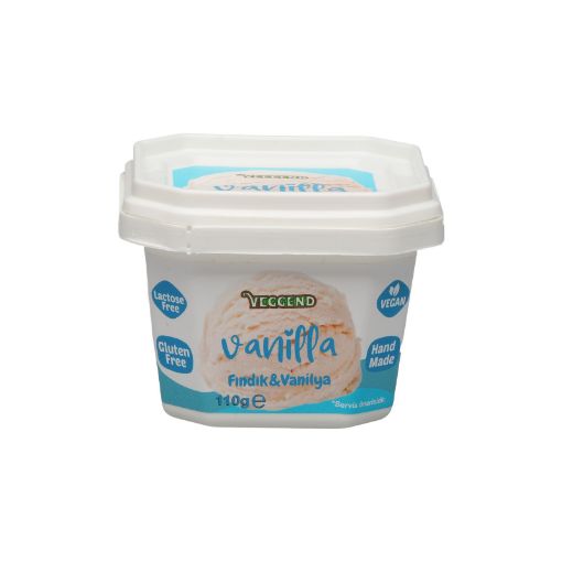 Veggend Vanilyalı Dondurulabilir Tatlı 110g resmi