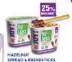 Veg'n Snack- N'JOY Vegan Kakaolu Fındık Kreması Ve Grissini 50g resmi