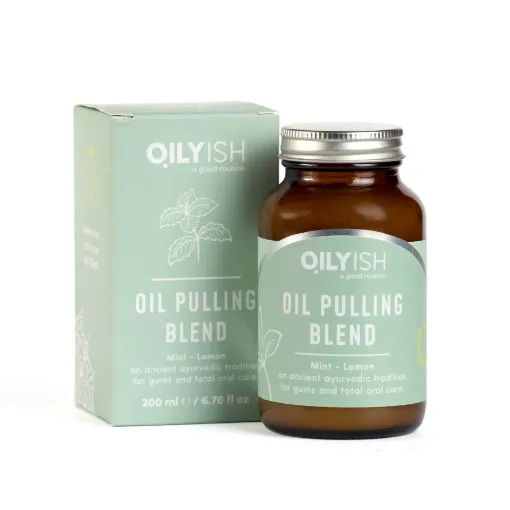 Oilyish Oil Pulling Blend Mint-Lemon 200ml resmi