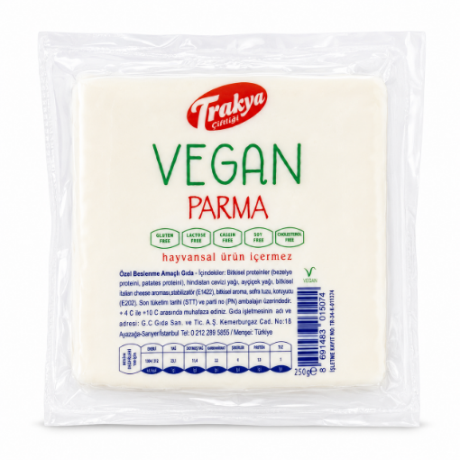 Trakya Çiftliği Vegan Parmesan Peynirimsi 250g resmi