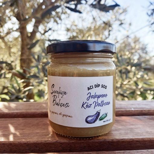 Şerefiye Bahçesi Jalapeno Köz Patlıcan Acı Dip Sos 210g