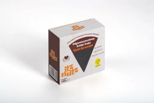 Itz Nutz Siyah Sarımsaklı Sert Kaju Peyniri 140g resmi