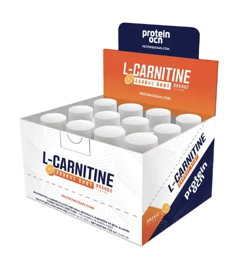 ProteinOcean L-Carnitine Portakal Aromalı Shot 2000 mg resmi
