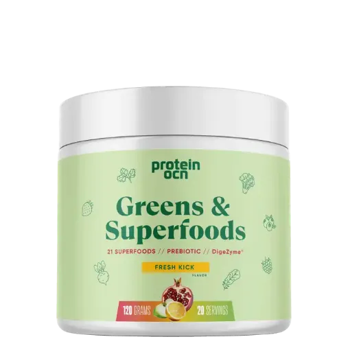 ProteinOcean Green & Superfoods Fresh Kick Aromalı  120g resmi