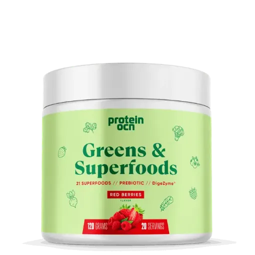 ProteinOcean Green & Superfoods Red Berries Aromalı  120g  resmi