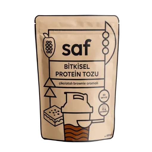 Saf Chocolate Brownie Simple Protein Mix 600g resmi