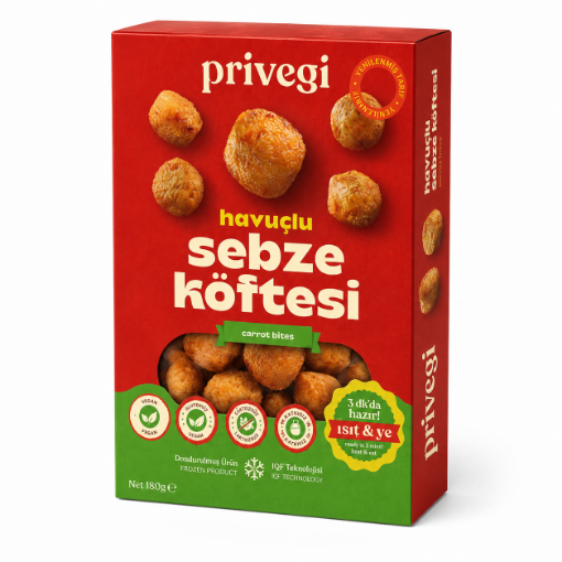 Privegi Havuçlu Sebze Köftesi 180g resmi