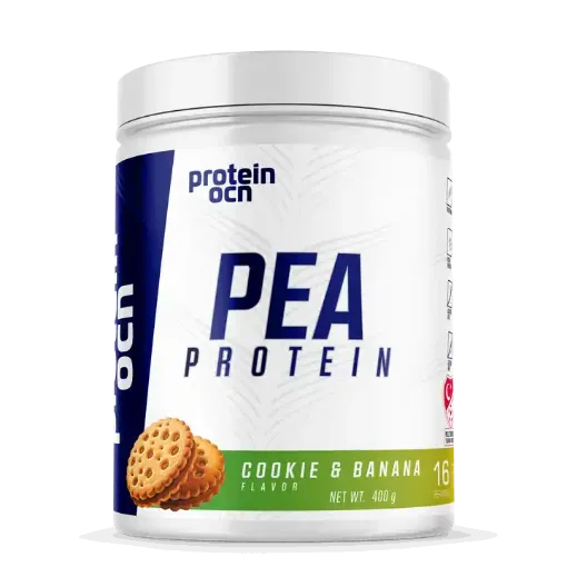 ProteinOcean Bezelye Proteini Kurabiye & Muz Aromalı 400 g resmi