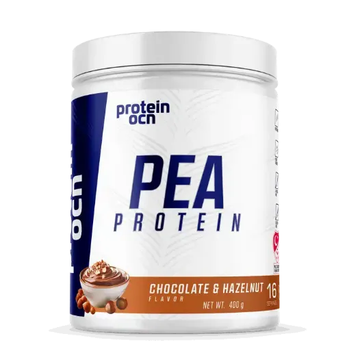 ProteinOcean Bezelye Proteini Çikolata & Fındık Aromalı 400 g  resmi