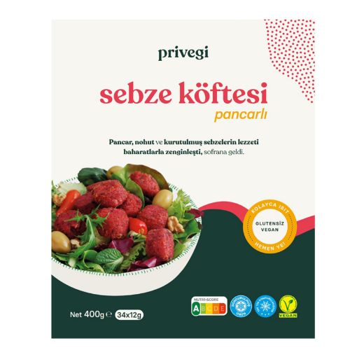 Privegi Pancarlı Sebze Köftesi 400g resmi
