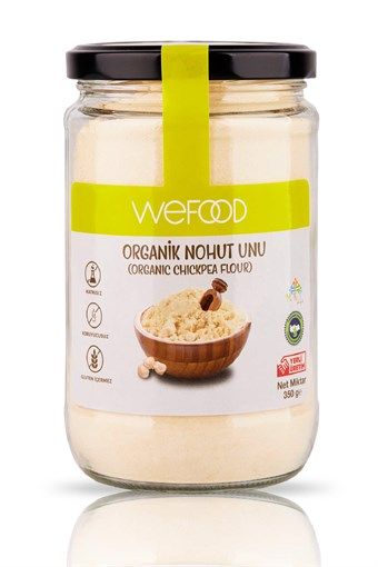WeFood Organik Glutensiz Nohut Unu 350gr
