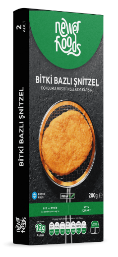 Newer Foods Bitki Bazlı Schnitzel 200g resmi