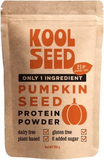 Kool Seed Orijinal %100 Kabak Çekirdeği Protein Tozu 390g resmi