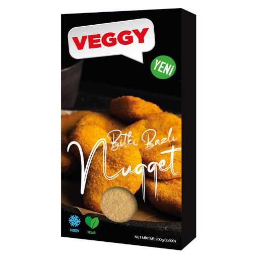Veggy Bitki Bazlı Nugget 220g (22 g x 10 adet)  resmi