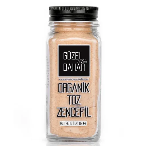 Güzel Gıda Organik Toz Zencefil 40g resmi
