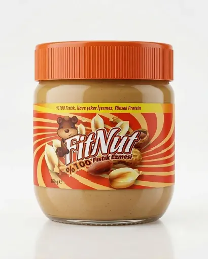 FitNut %100 Fıstık Ezmesi 360g resmi
