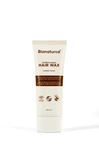 Bionaturca Organik Sertifikalı Vetiverli Saç Şekillendirici Bitkisel Wax 100 ml resmi