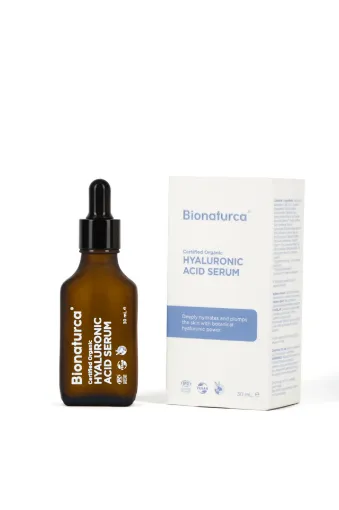 Bionaturca Organik Hyaluronik Nemlendirici Yüz Serumu 30ml resmi