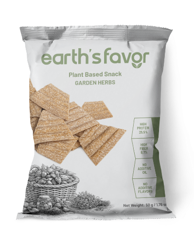 Earth's Favor Kekik ve Fesleğen Aromalı Cips 50g resmi