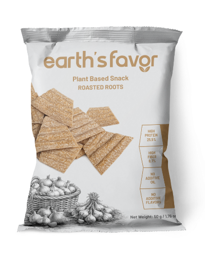 Earth's Favor Soğan ve Sarımsak Aromalı Cips 50g resmi