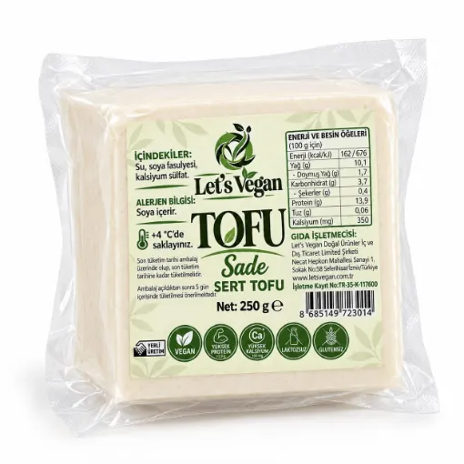 Let's Vegan Sert Tofu 250g resmi