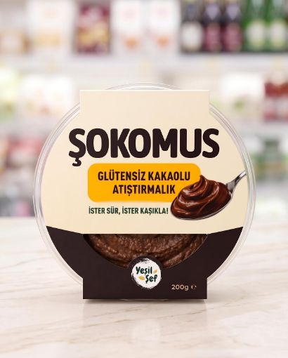 Yeşil Şef Şokomus Glutensiz Kakaolu Atıştırmalık 200g resmi