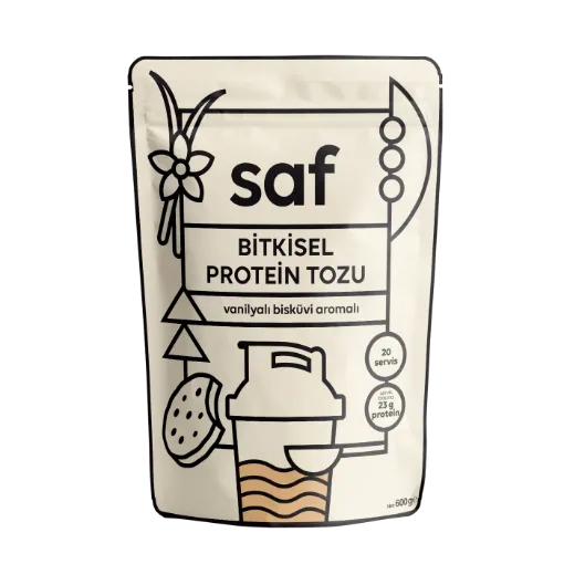 Saf Vanilla Biscuit Simple Protein Mix 600g resmi