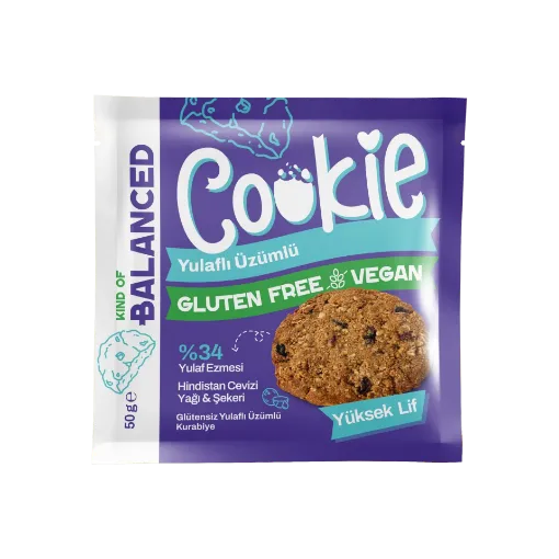 Kind Of Balanced Yulaflı Üzümlü Cookie 50g resmi