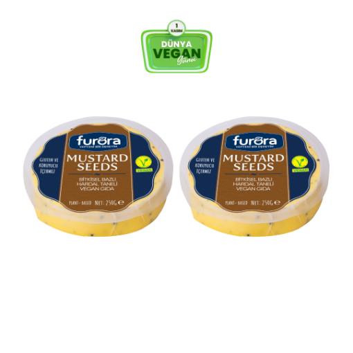 Furora Vegan Hardal Taneli Cheddar Peyniri 